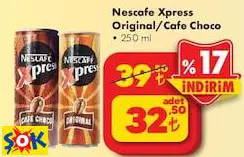 NESCAFE XPRESS ORİGİNAL/CAFE CHOCO 250 ML